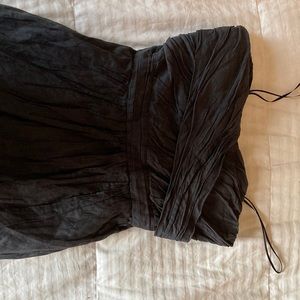 Charcoal gray cocktail/bridesmaid dress. 100% cotton.